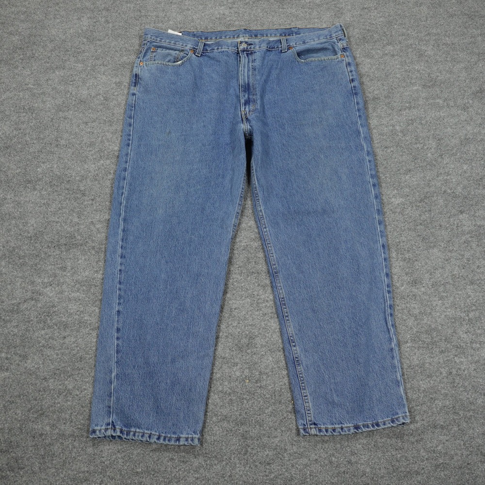 Levi's 550 Jeans Mens 48x32 Blue Relaxed Fit Tapered Leg Medium Wash Denim‎